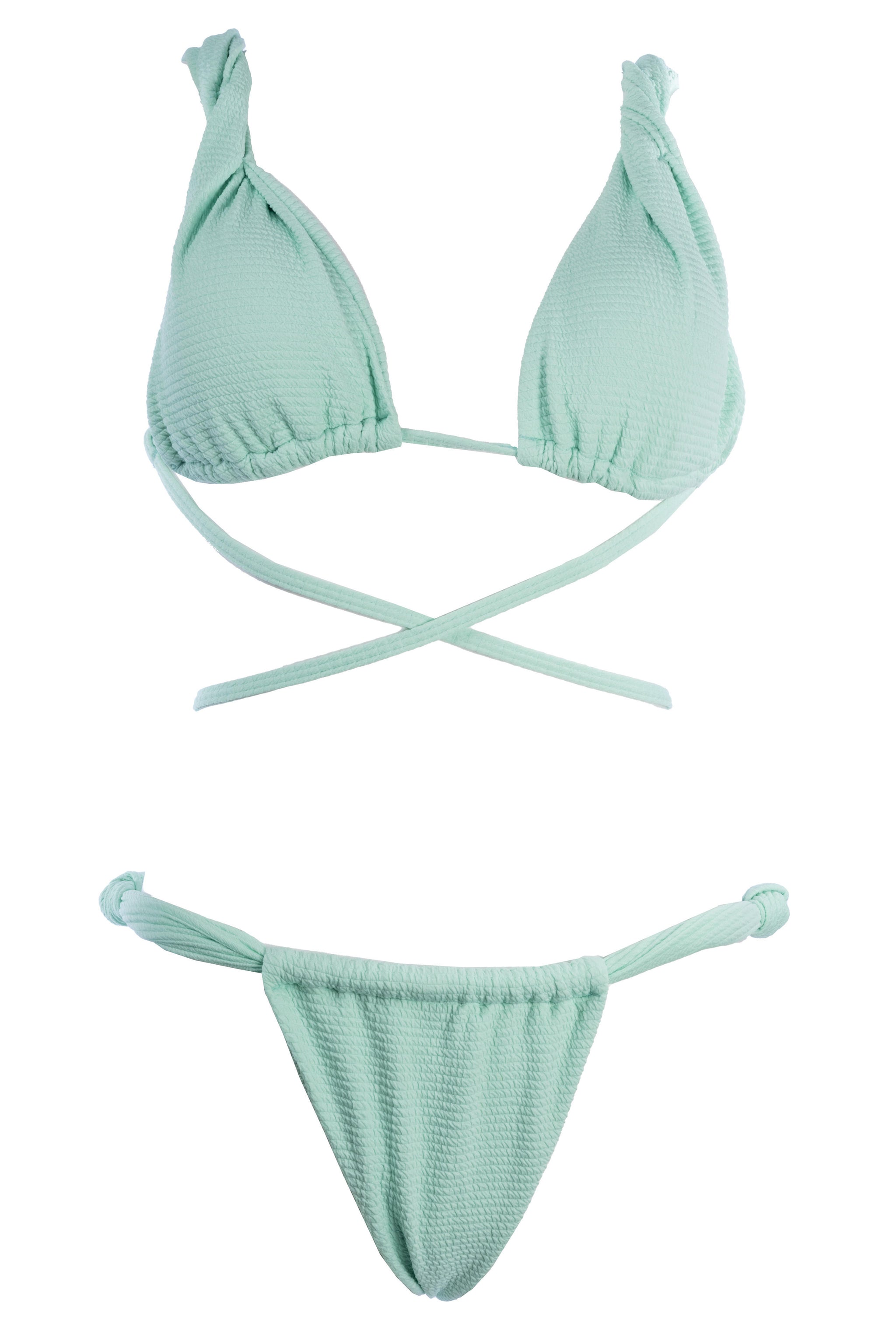 SANTORINI- White Cute Two Piece Bikini